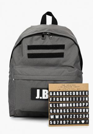 Рюкзак J.B4 JB003BUDBJX2. Цвет: серый
