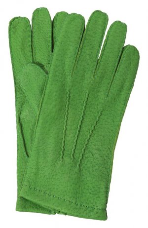 Кожаные перчатки TR Handschuhe. Цвет: зелёный