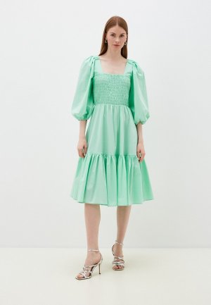 Платье Nerolab. Цвет: зеленый