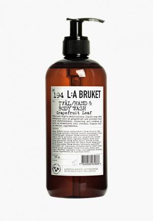 Мыло La Bruket жидкое, GRAPEFRUIT LEAF Hand & Body Wash 450 мл. Цвет: прозрачный