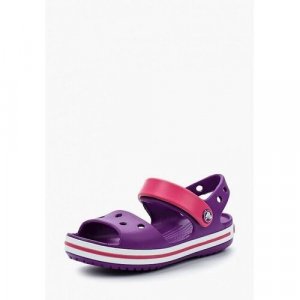 Сандалии , размер C8 (24/25), фиолетовый Crocs. Цвет: фиолетовый