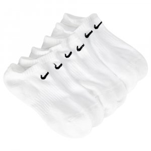 Набор из 6 детских носков среднего размера с мягкой подкладкой на каждый день , белый Nike