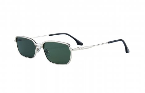 Солнцезащитные очки унисекс Cmfy, цвет silver frame dark green film CMFY