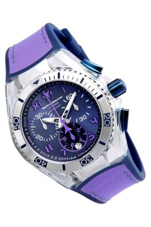 Watch TechnoMarine. Цвет: silver, blue, purple