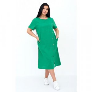 Платье, размер 54, зеленый Lika Dress. Цвет: зеленый