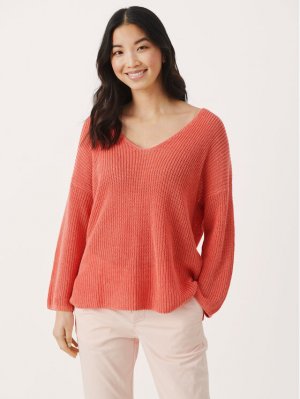 Пуловер свободного кроя , розовый Part Two