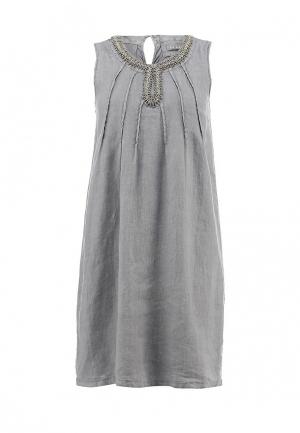 Платье Inlinea. Цвет: серый