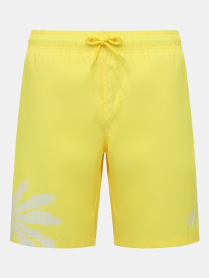Плавательные шорты Just Clothes. Цвет: желтый
