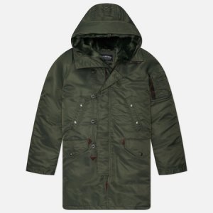 Мужская куртка парка Heavy Nylon N3B FrizmWORKS. Цвет: зелёный