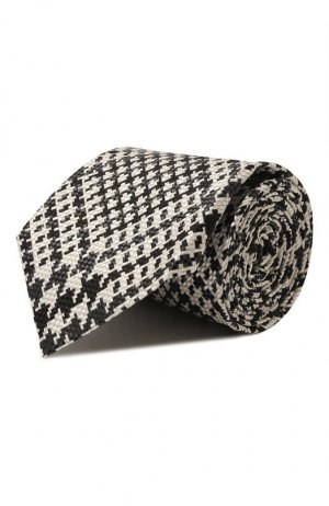 Шелковый галстук Tom Ford. Цвет: чёрно-белый