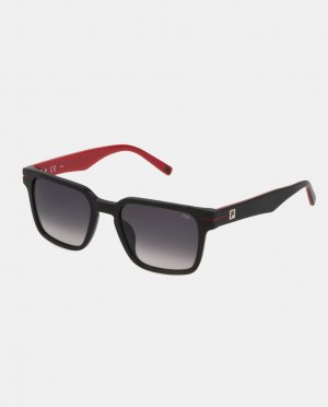 Черные квадратные солнцезащитные очки из ацетата, черный Fila