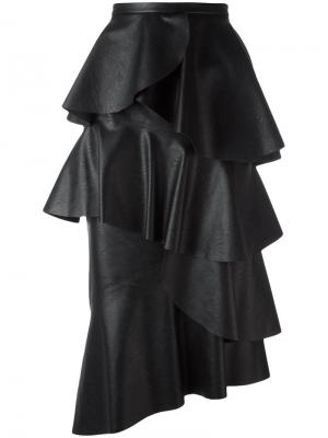 Layered ruffle skirt Antonio Marras. Цвет: чёрный