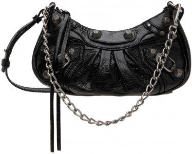 Черная мини-сумка Le Cagole , цвет Black Balenciaga