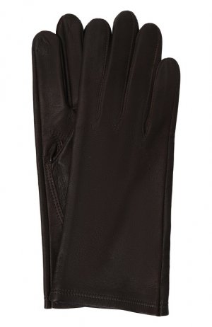 Кожаные перчатки Agreeg. Цвет: коричневый