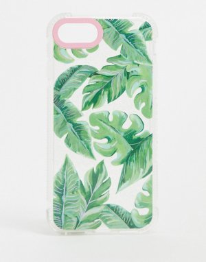 Чехол для iPhone с пальмовым рисунком bali-Зеленый Skinnydip