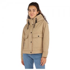 Куртка женская демисезонная A PASSION PLAY модель SQ68480 цвет бежевый размер L. Цвет: бежевый