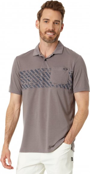 Рубашка-поло Sand Stripe Pocket Polo , цвет Storm Front Oakley