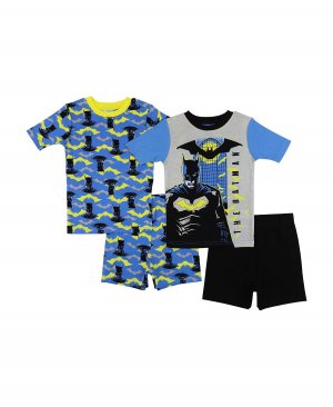 Футболки и шорты для больших мальчиков, комплект из 4 предметов Batman
