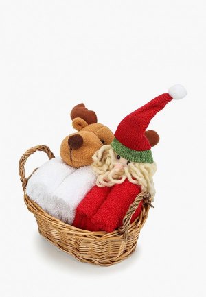 Комплект полотенец Sofi De Marko Merry Christmas, 30х30, 4 шт.. Цвет: разноцветный