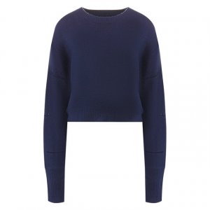 Пуловер со спущенным рукавом RTA. Цвет: синий