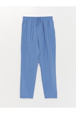 Прямые женские брюки стандартного кроя с эластичной резинкой на талии , оранжевый LC Waikiki