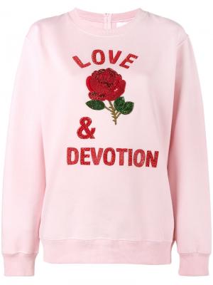 Толстовка Love & Devotion Ashish. Цвет: розовый и фиолетовый