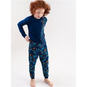 Пижама для мальчика UMKA Игра У+. Цвет: синий
