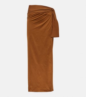 Пляжное хлопковое платье peplum 2 , коричневый Eres