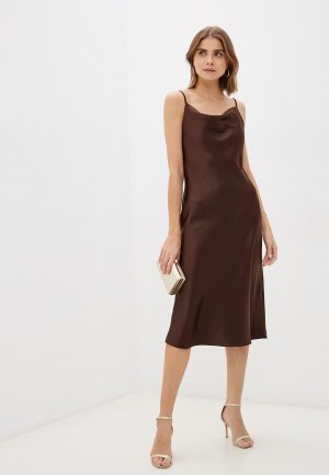 Платье Kira Plastinina. Цвет: коричневый
