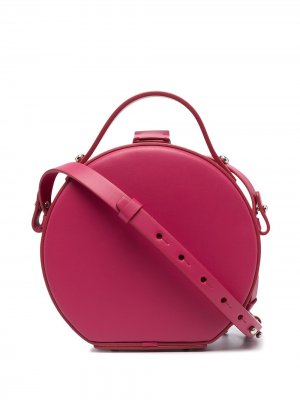 Круглая сумка-тоут Nico Giani. Цвет: розовый
