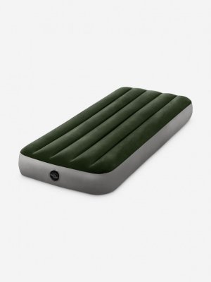 Матрас надувной Cot Dura-Beam Prestige 76x191x25 см, Зеленый Intex. Цвет: зеленый