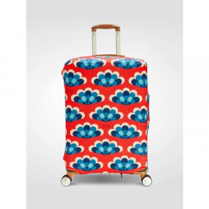 Чехол для чемодана , 80 л, размер M, синий, голубой Fancy Armor. Цвет: красный/синий/голубой