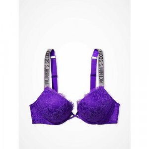 Бюстгальтер Victorias Secret, размер 34С, фиолетовый Victoria's Secret. Цвет: фиолетовый