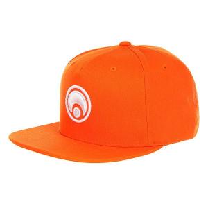 Бейсболка с прямым козырьком Snap Back Hat Standard Orange/White Osiris. Цвет: оранжевый