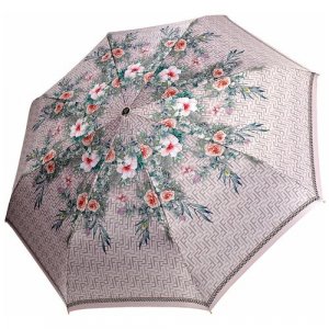 Мини-зонт , розовый, мультиколор FABRETTI. Цвет: розовый