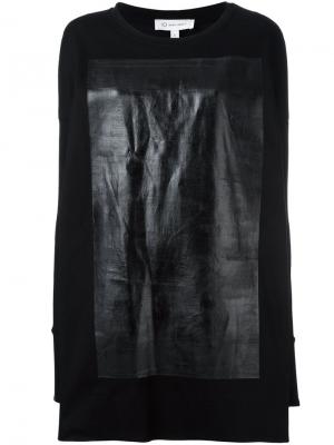 Платье свободного кроя с панельным дизайном Io Ivana Omazic. Цвет: чёрный