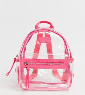 Прозрачный рюкзак с розовой отделкой HXTN-Очистить Spiral