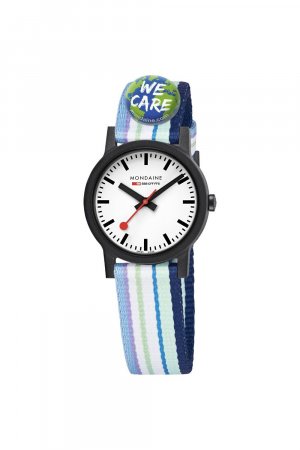 Классические аналоговые кварцевые часы Essence из пластика/смола — Ms132110Lq, белый Mondaine