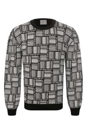 Шерстяной свитер VTMNTS. Цвет: чёрно-белый