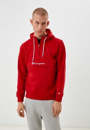 Толстовка Champion LEGACY AMERICAN CLASSICS Hooded Half Zip Sweatshirt. Цвет: красный
