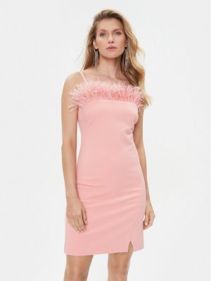 Коктейльное платье узкого кроя Twinset, розовый TWINSET