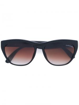 Солнцезащитные очки с градиентными стеклами Guy Laroche Vintage. Цвет: черный