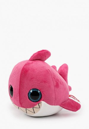 Игрушка мягкая Fancy Глазастик Акула, 22 см. Цвет: розовый
