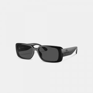 Narrow Rectangle Sunglasses black Coach