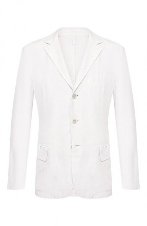 Льняной пиджак 120% Lino. Цвет: белый