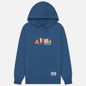 Мужская толстовка Alpha Ransom Hoodie Industries. Цвет: синий