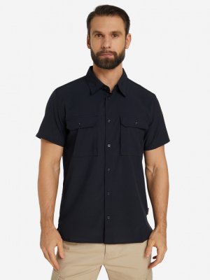 Рубашка с коротким рукавом мужская , Черный Cordillero. Цвет: черный