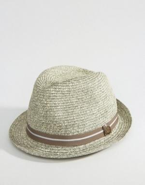 Шляпа-федора Keep It Real Goorin. Цвет: серый