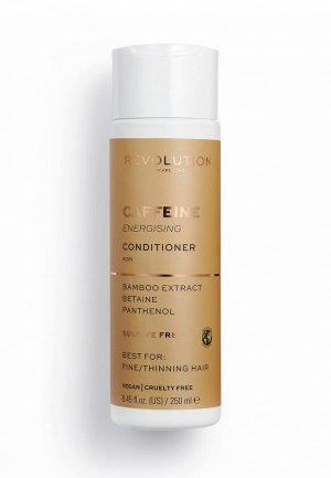 Кондиционер для волос Revolution Haircare Caffeine Energising Conditioner for Fine Hair, 250 мл. Цвет: прозрачный