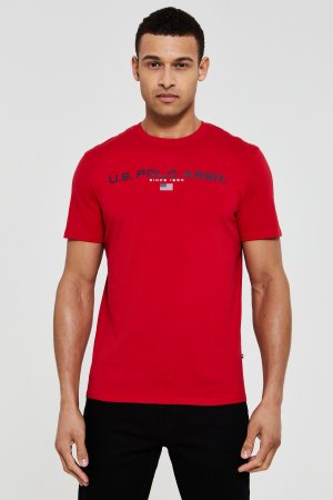 Красная спортивная футболка Tango , красный U.S. Polo Assn. Цвет: красный